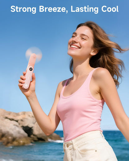 Portable Handheld Mini Fan with LED