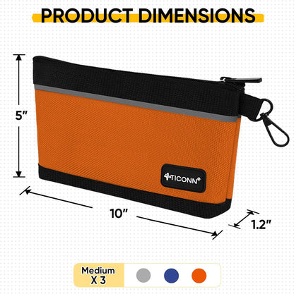 Tool Pouches with Zipper, 1680D Oxford 