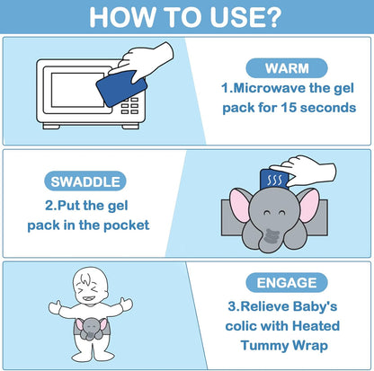 Baby Colic and Gas Relief - Heated Tummy