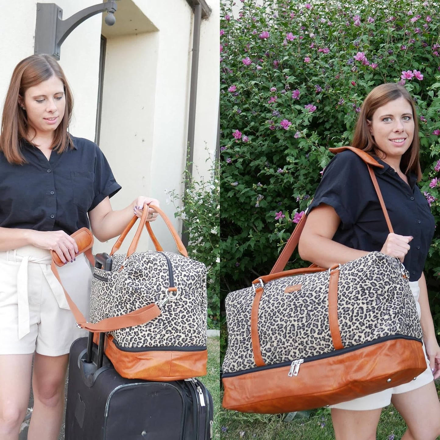 Weekender Bags for Women, 21" Weekender