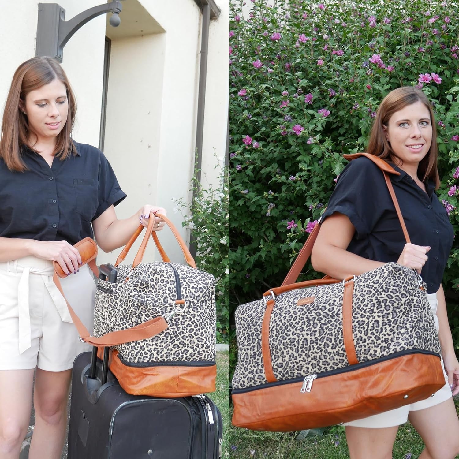 Weekender Bags for Women, 21" Weekender