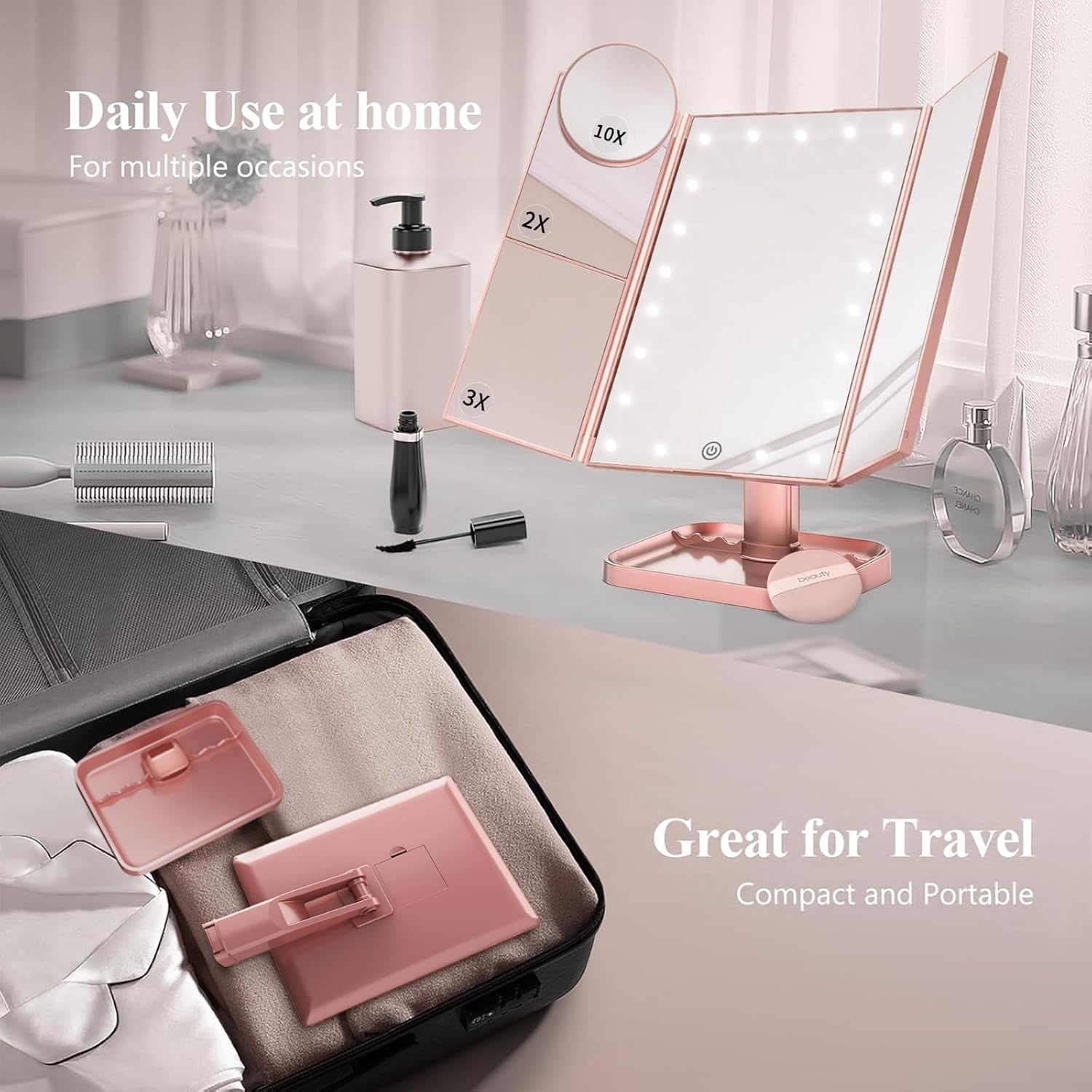 Makeup Mirror, Vanity Mirror with Lights