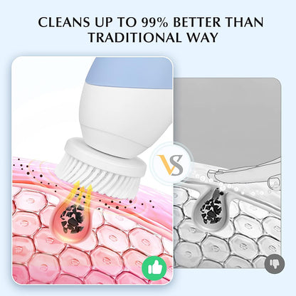 Facial Cleansing Brush Silicone Face 