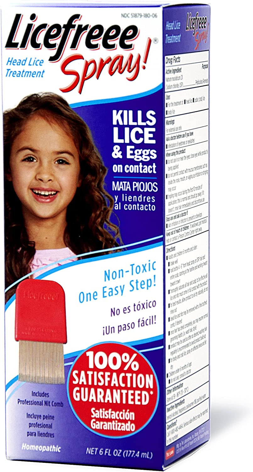 Licefreee Lice Spray for Kids Hair