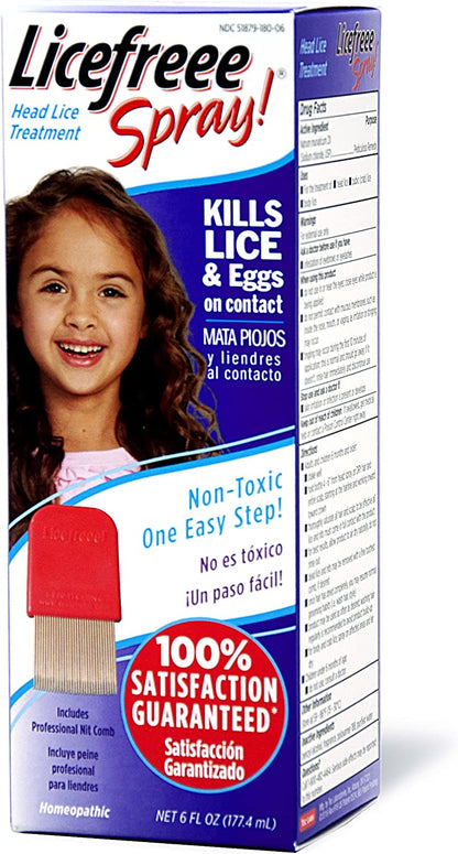 Licefreee Lice Spray for Kids Hair