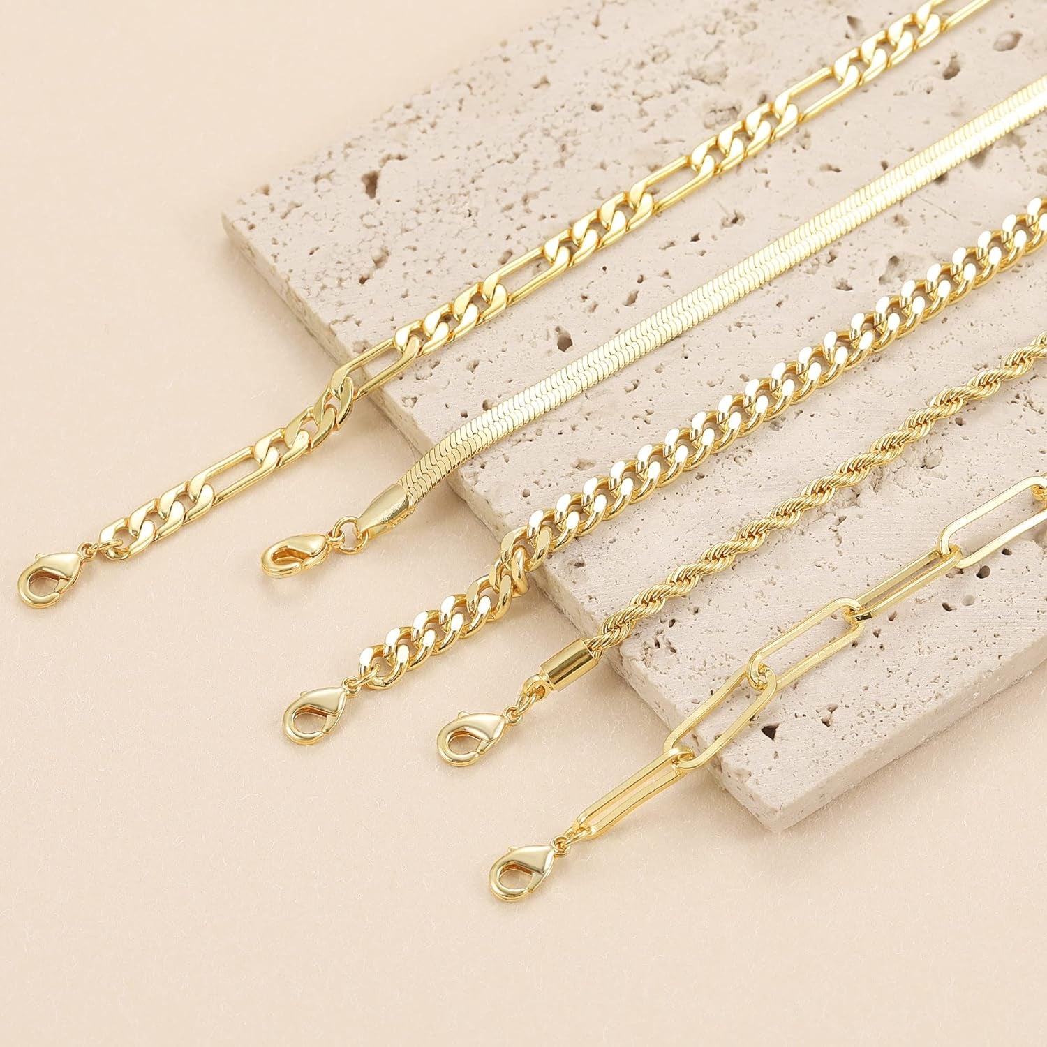 14K Gold Plated Bracelets for Women