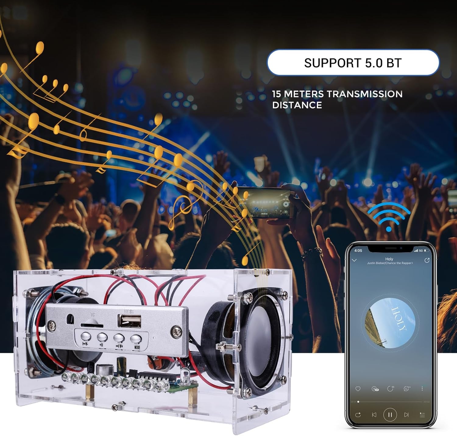 DIY Bluetooth Speaker Kit Mini Stereo