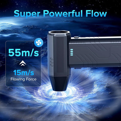 Compressed Air Duster,8000Mah130,000 RPM