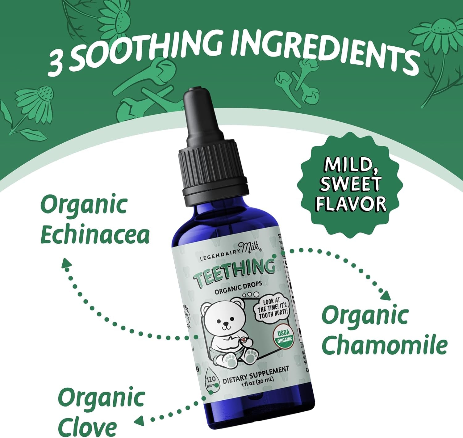 Organic Baby Teething Relief Drops