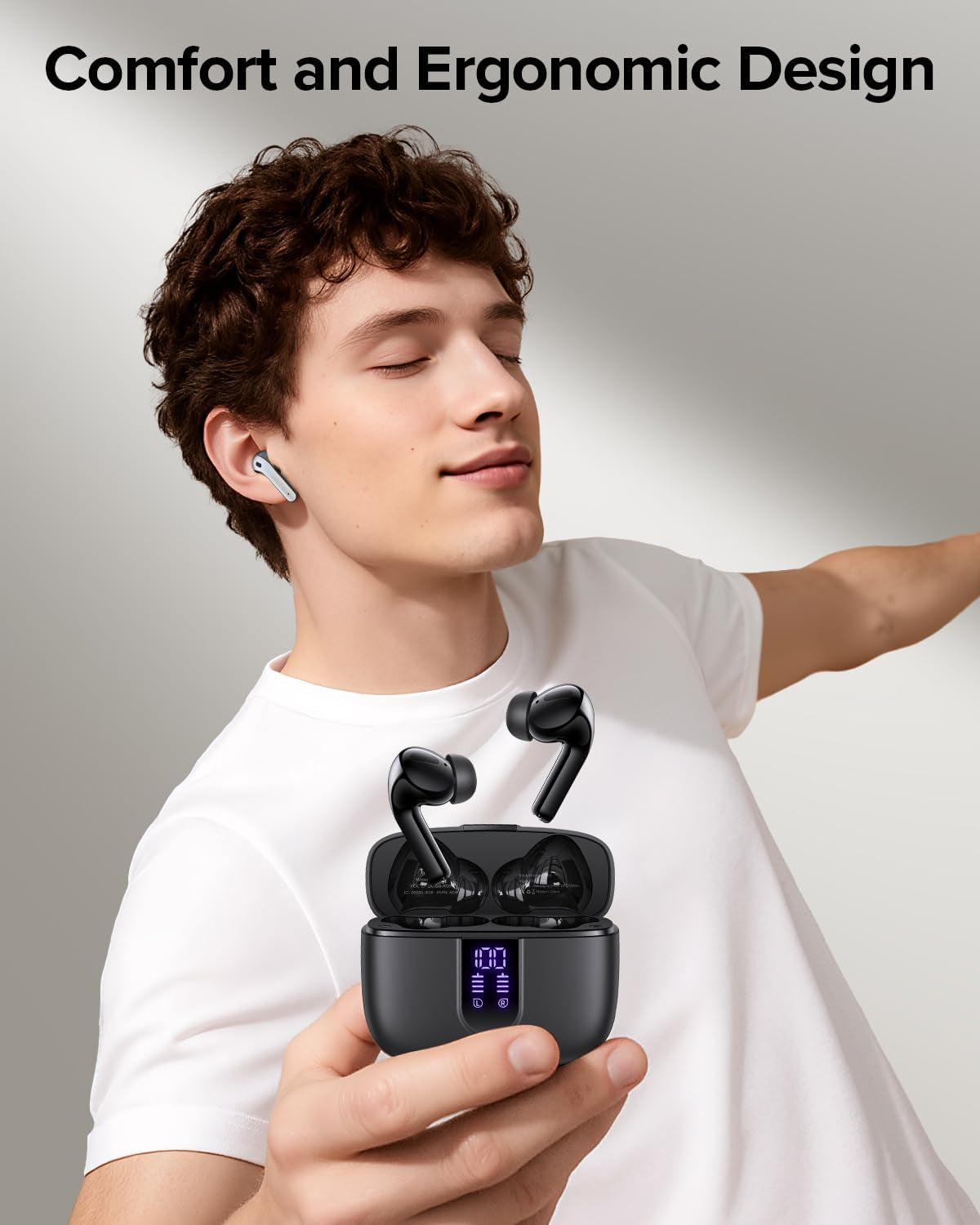 Bluetooth Headphones True Wireless 