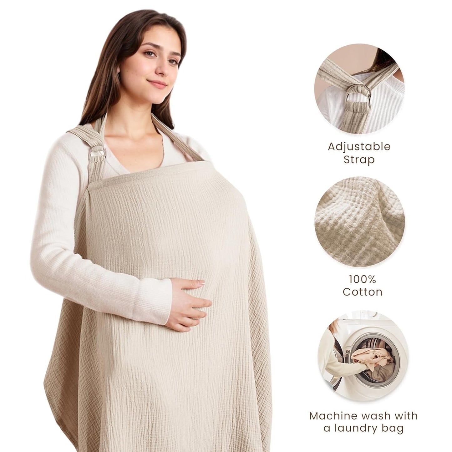 Muslin Nursing Cover Baby Breastfeeding