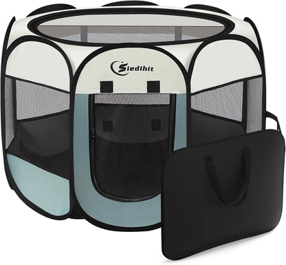 Dog Cat Playpen,Puppy Pet Playpen Indoor