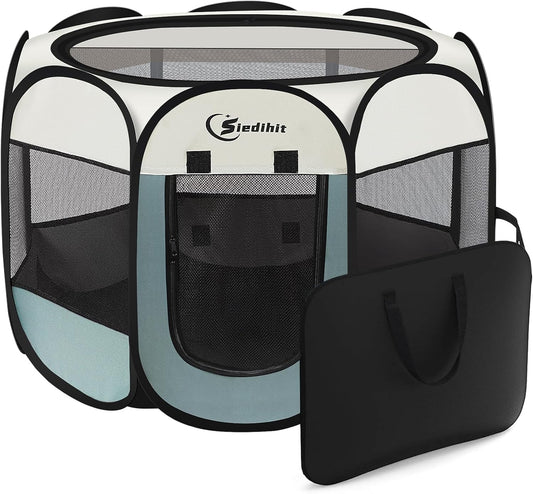 Dog Cat Playpen,Puppy Pet Playpen Indoor