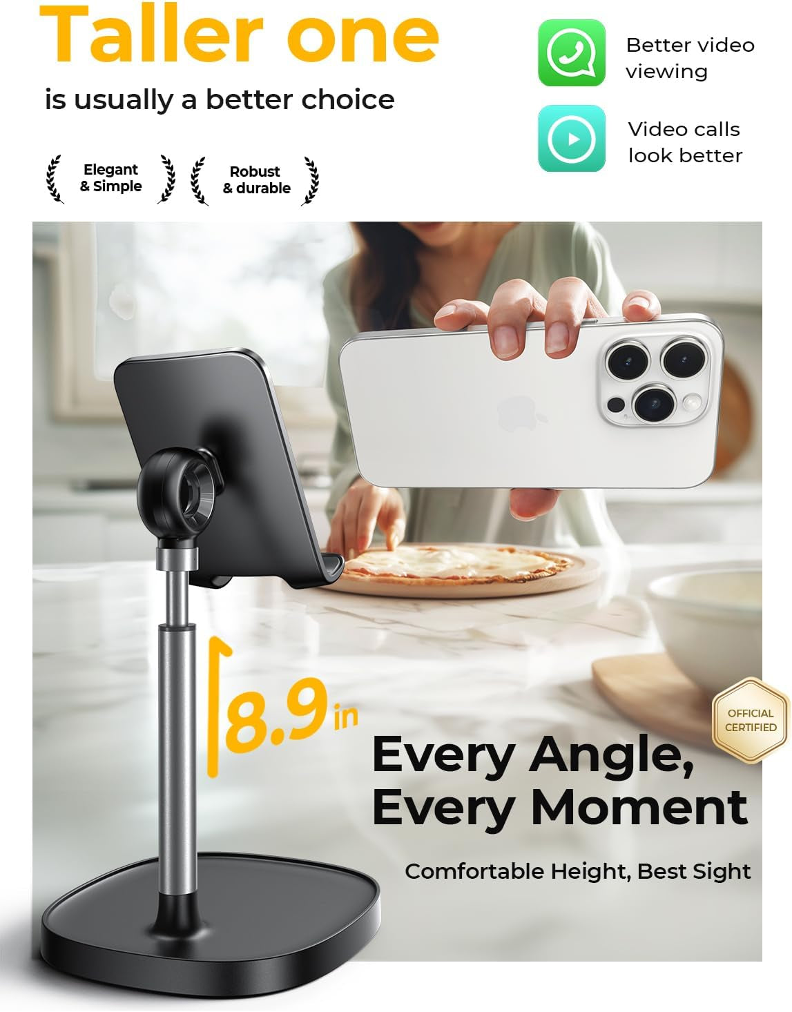 Cell Phone Stand Phone Holder for Desk 