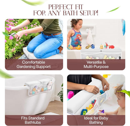 Baby Bath Kneeler & Elbow Rest Pad Set