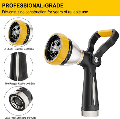 Heavy Duty Fireman'S Hose Nozzle, Metal