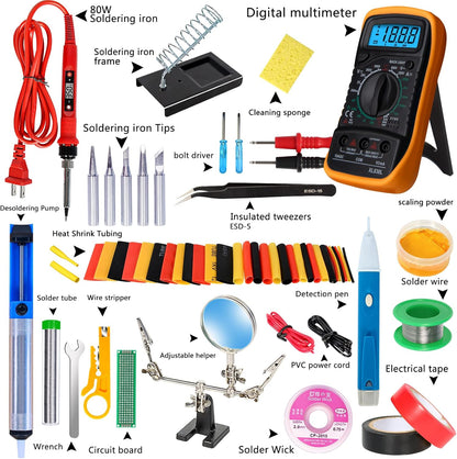 Soldering Iron Kit,80W LCD Digital