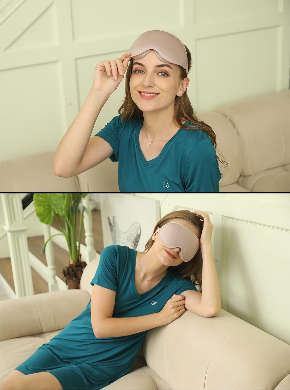 Sleep Mask, 3D Deep Contoured Eye Covers