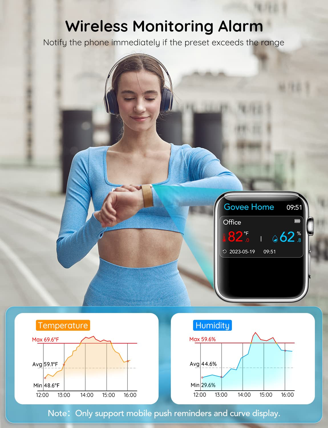 Wifi Thermometer Hygrometer H5103,indoor