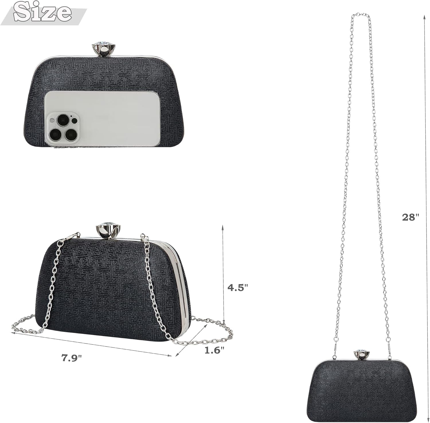 New Clutch Purses for Women Elegant