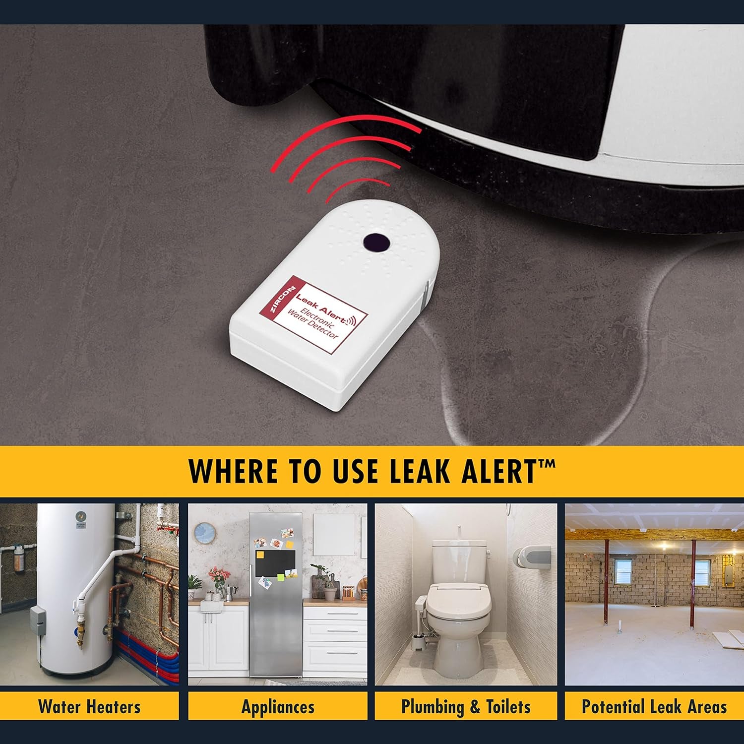 Leak Alert Electronic Water Leak Detector