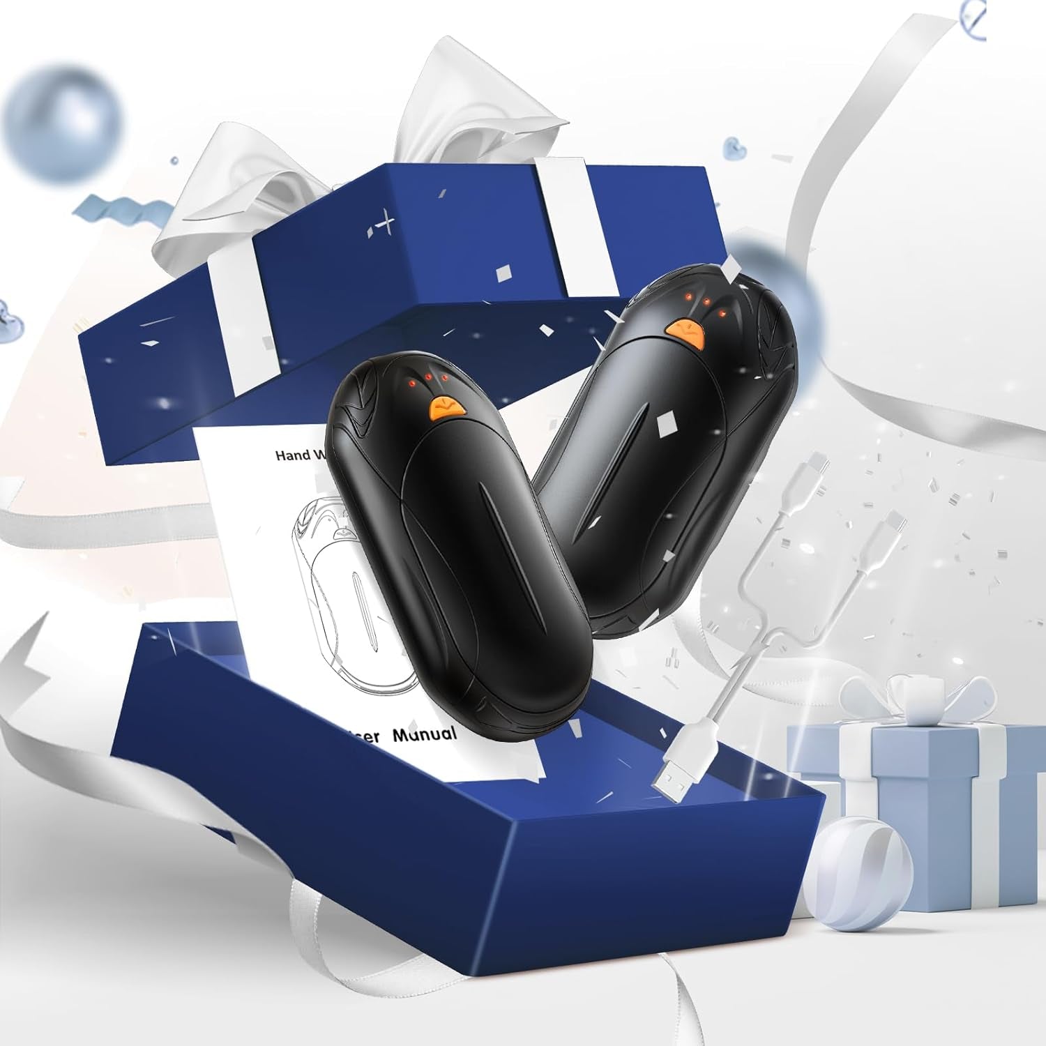AI Hand Warmers Rechargeable 2 Pack