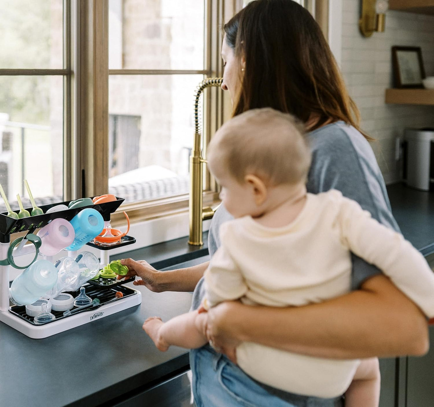 Baby Bottle Drying Tower, Stand-Up 