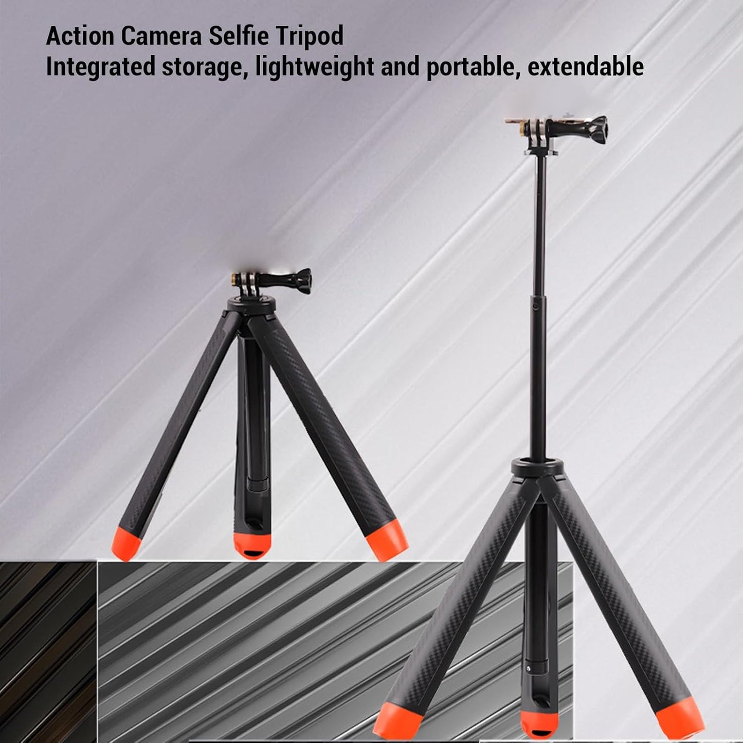 4 in 1 Selfie Stick Floating Hand Grip