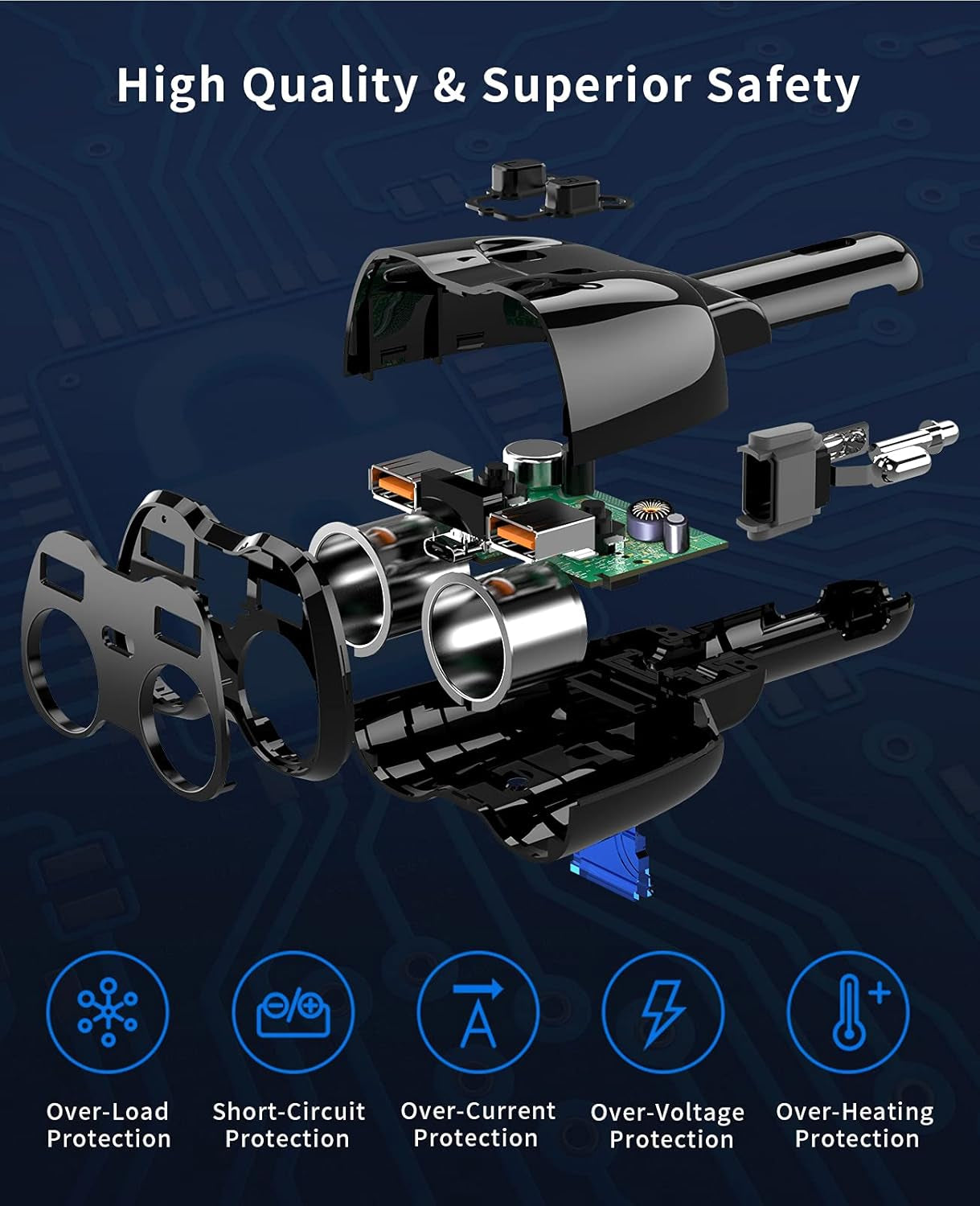 2026 Upgraded Cigarette Lighter Splitter