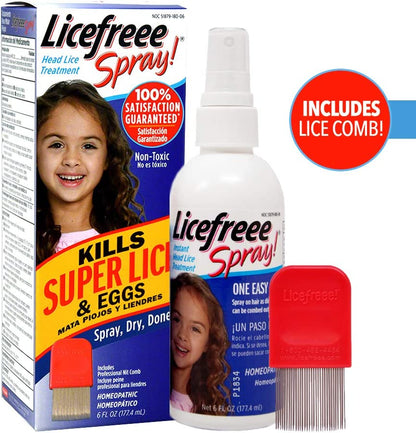 Licefreee Lice Spray for Kids Hair
