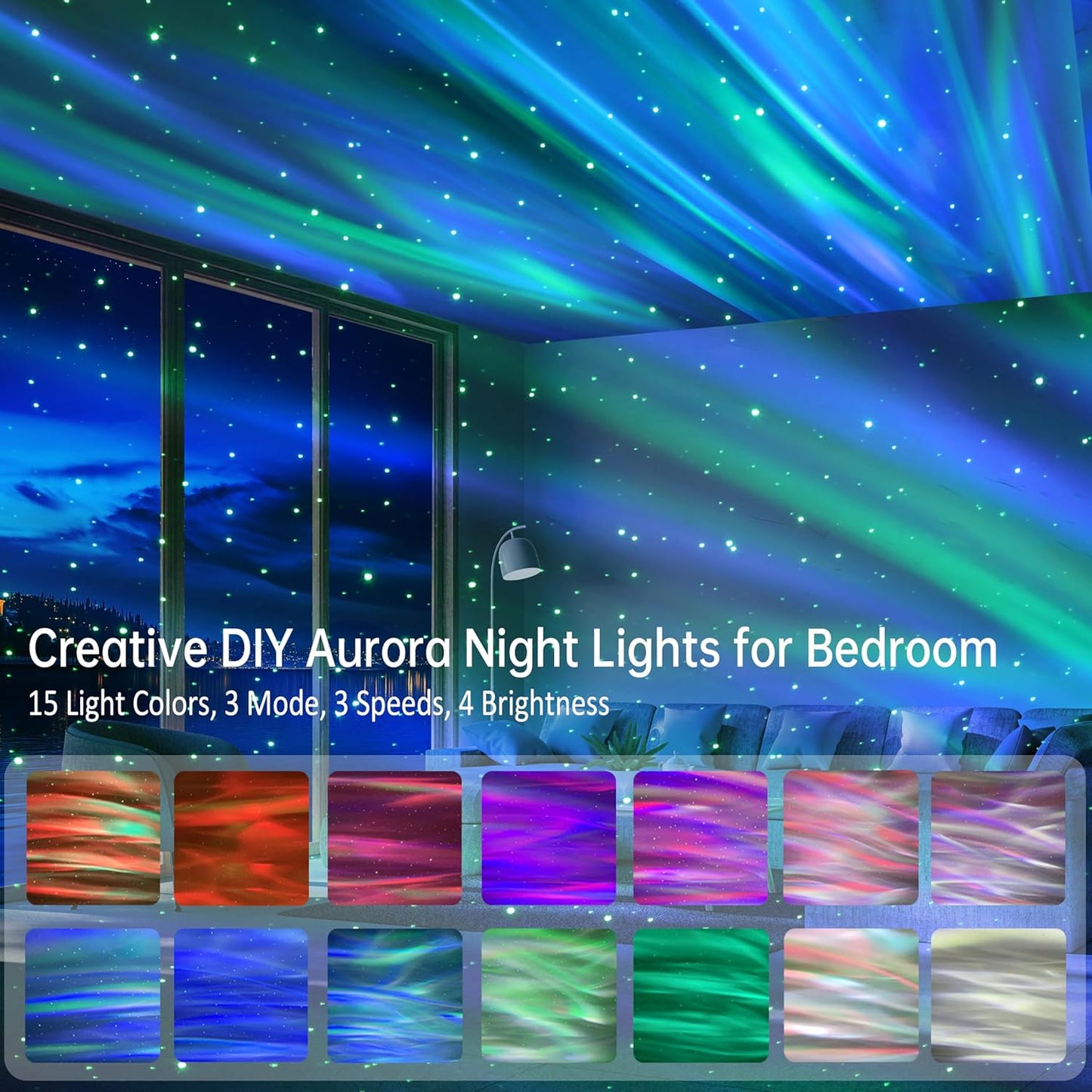 Northern Lights Projector, Aurora Star