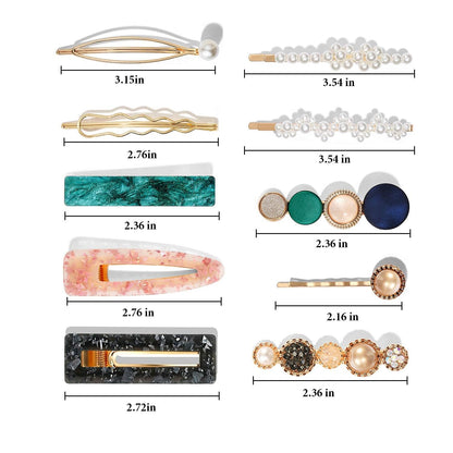 20 PCS Macaron Pearl Acrylic Resin 