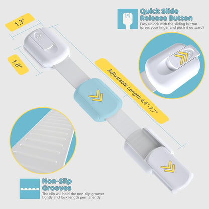14Pack Child Proof Cabinet Lock for Baby