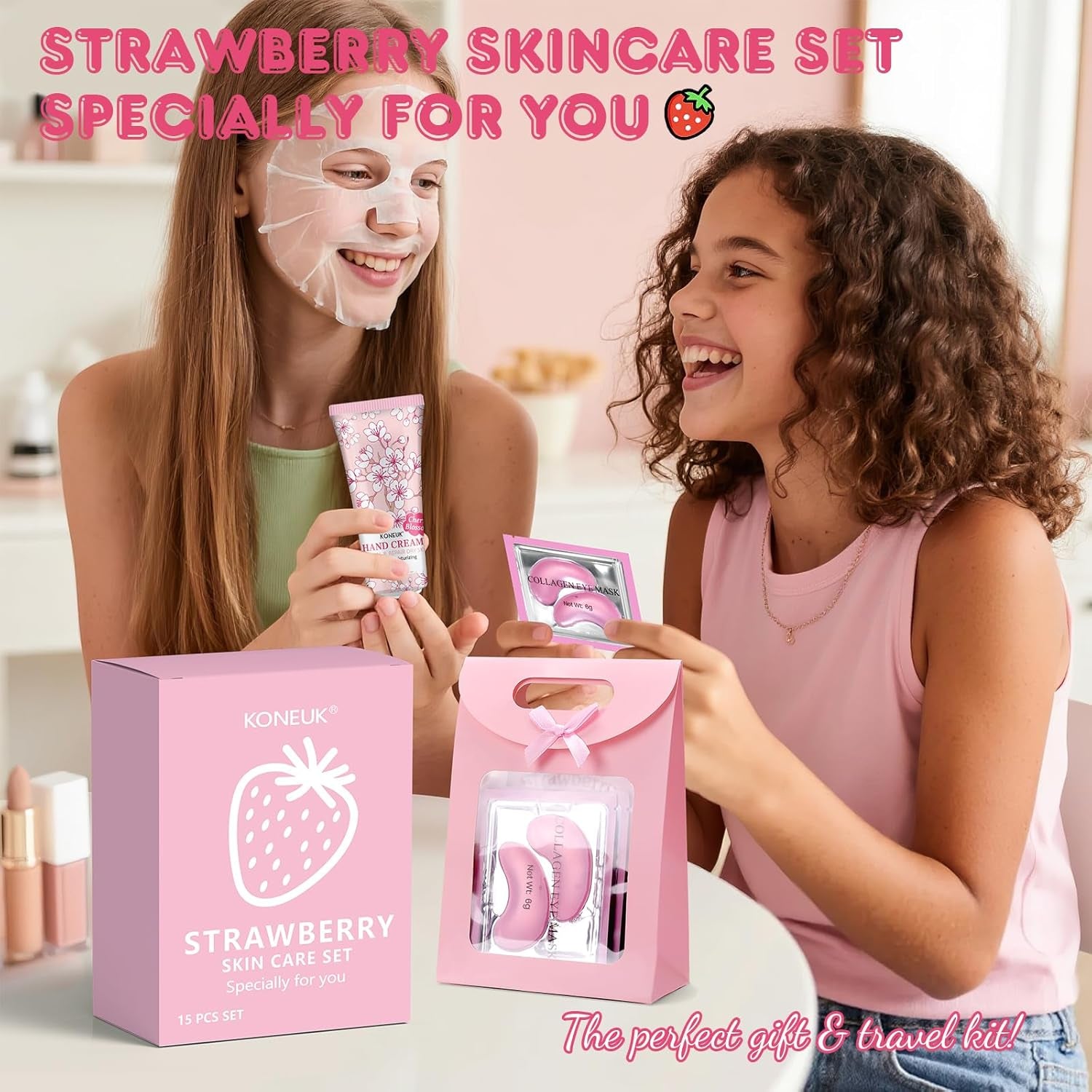 15 PACK Skincare Gift Set for Teen Girls