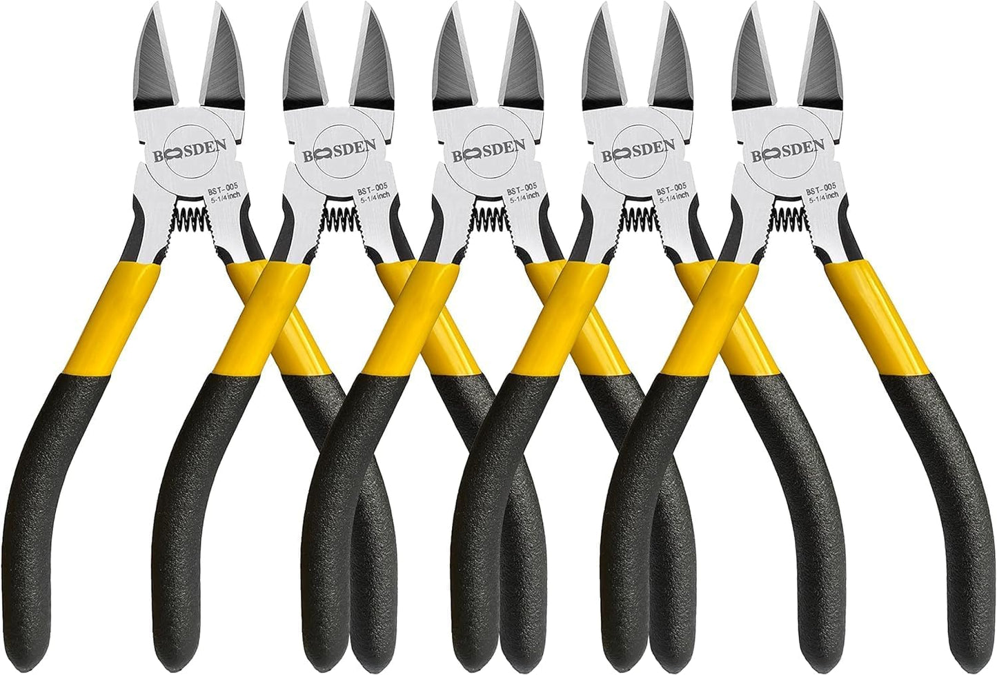 5" Wire Cutters 5 Pack,Precision Cutting