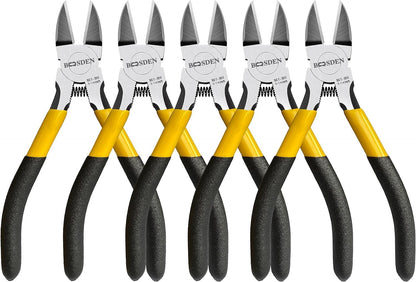 5" Wire Cutters 5 Pack,Precision Cutting