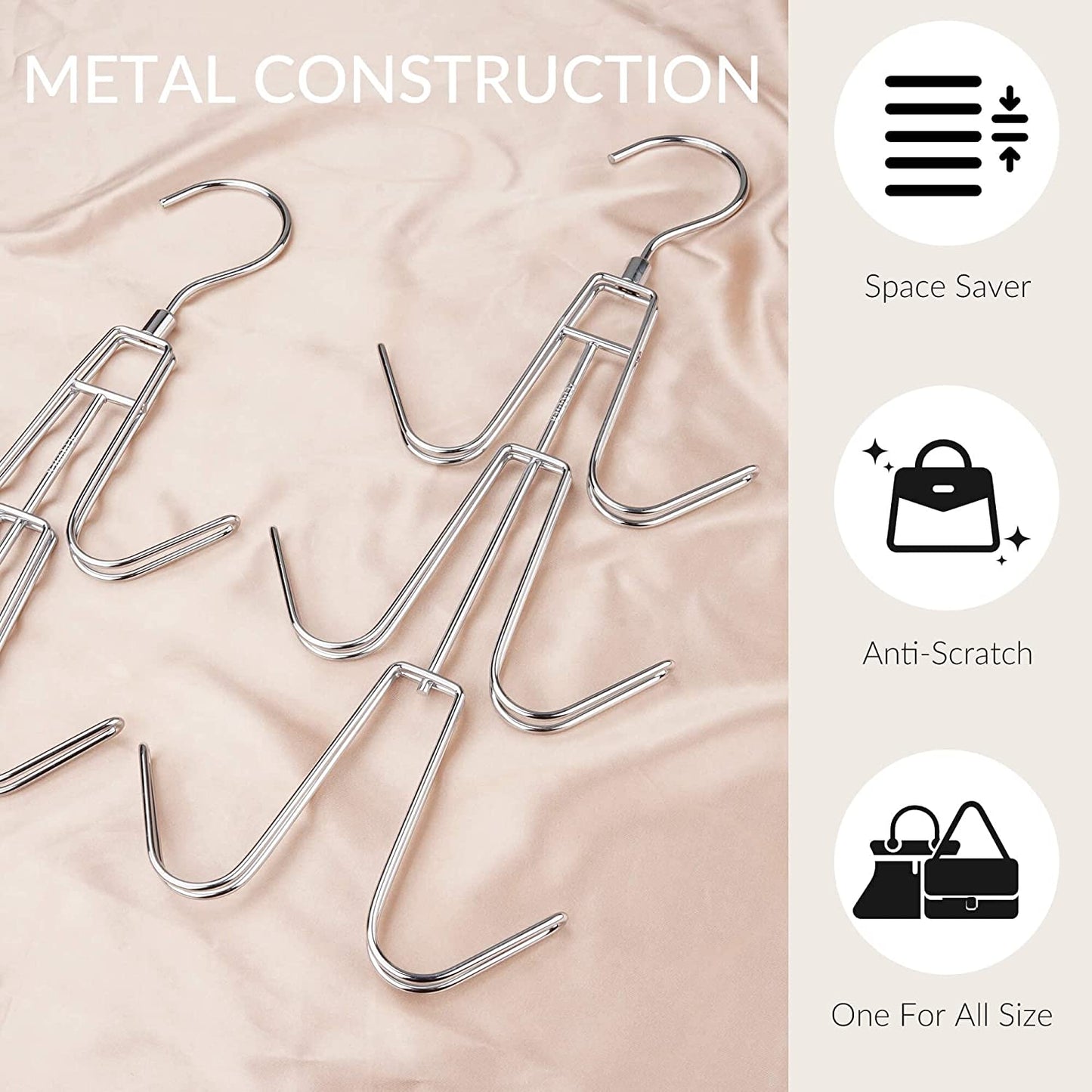 2 Pack Purse Organizer for Closet