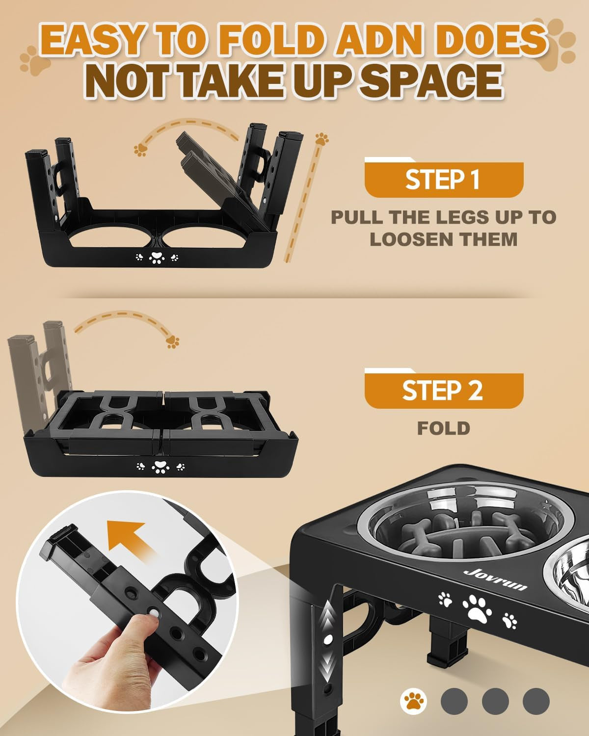 Elevated Dog Bowls for Medium Large Size