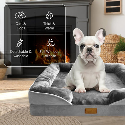 Orthopedic Dog Bed with Sides Sofa Beds