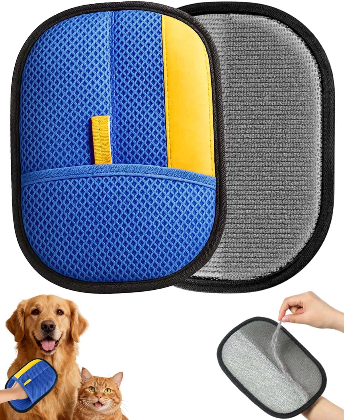 Pet Hair Removal Glove,Upgraded Thick