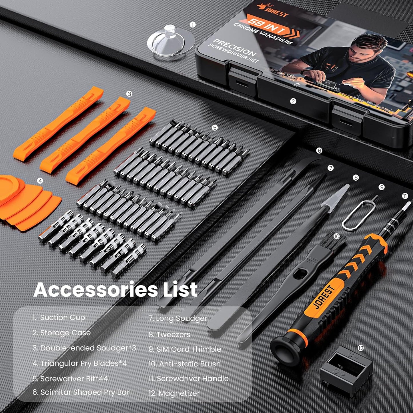 59Pcs Small Precision Screwdriver Set