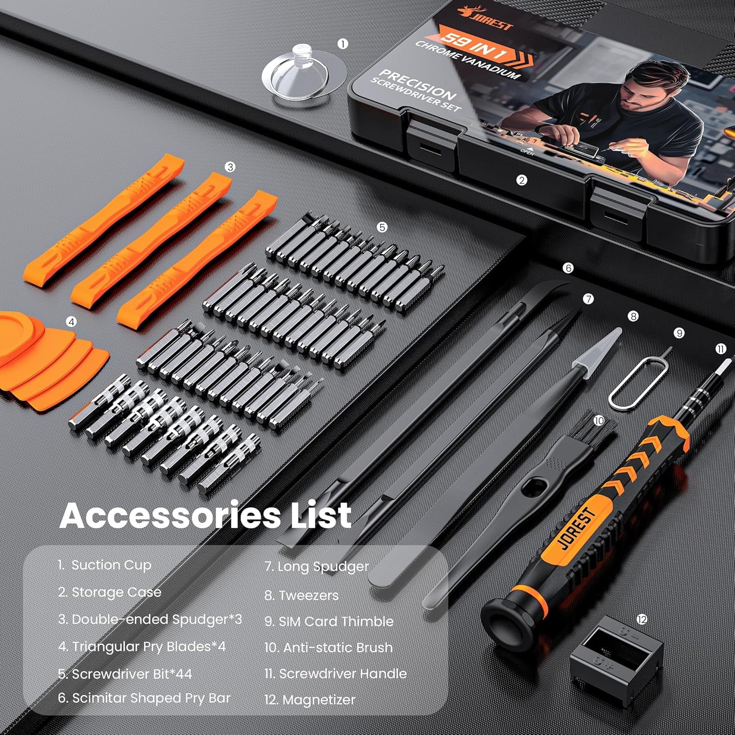 59Pcs Small Precision Screwdriver Set