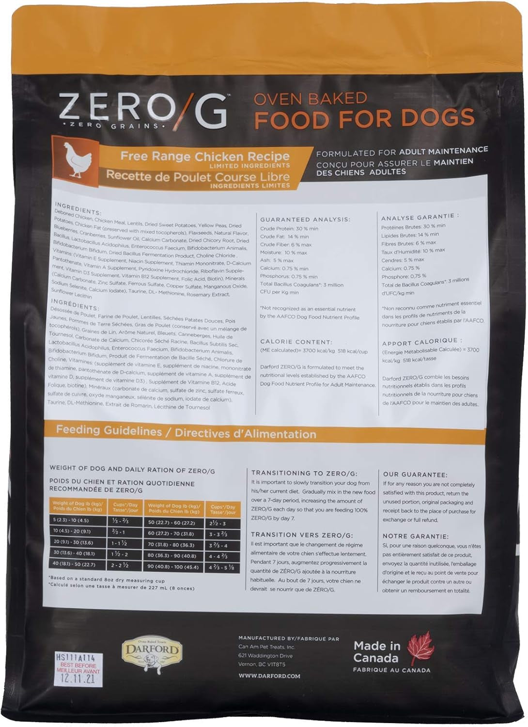 Zero/G Free Run Chicken Recipe Oven
