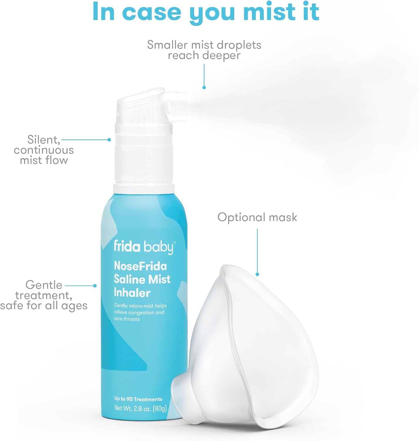 Nosefrida Saline Mist Nasal Inhaler
