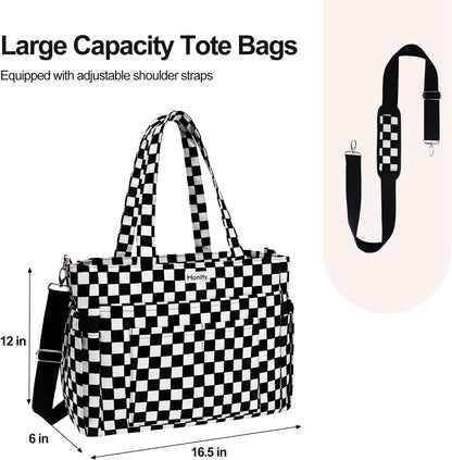 Tote Bag for Women, Corduroy Tote Bag