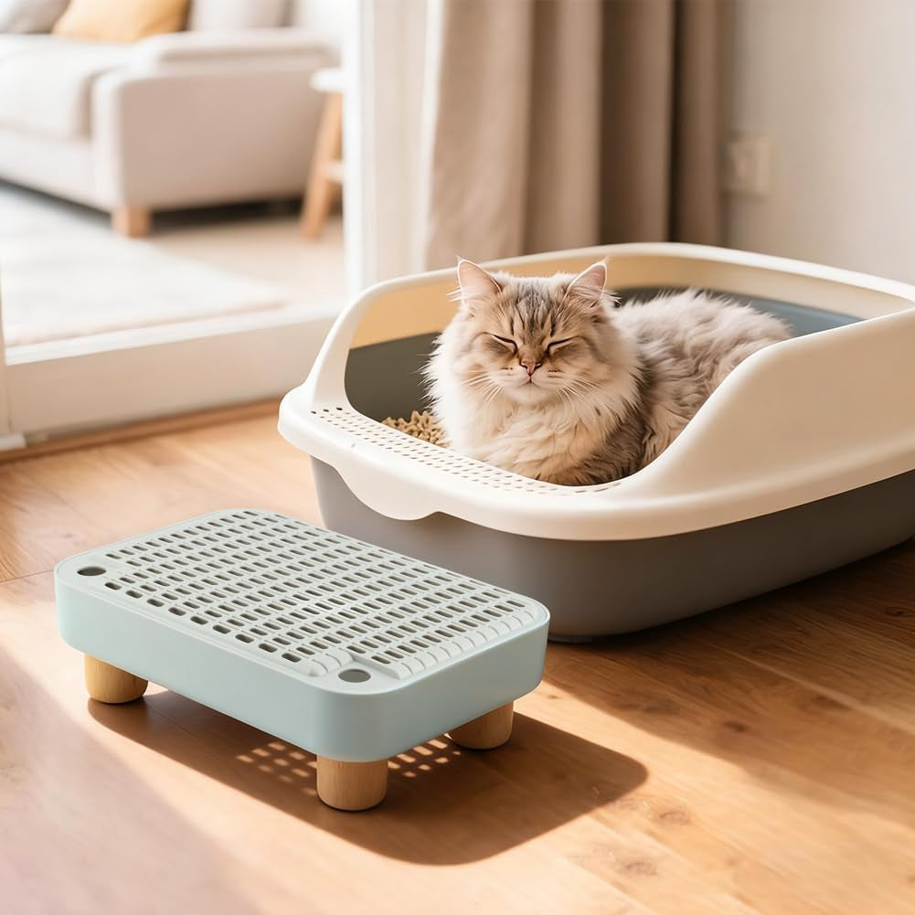 Pet Supplies Cat Litter Box Step Ramp