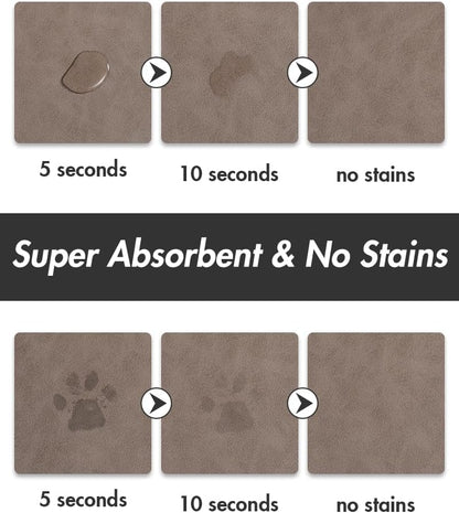 Absorbent Dog Water Mat-Cat Mat for Food