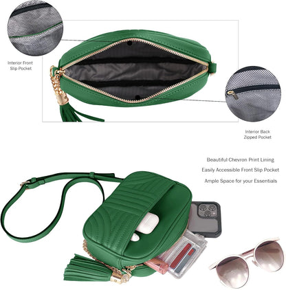 Quilted Crossbody Bags for Women Stylish