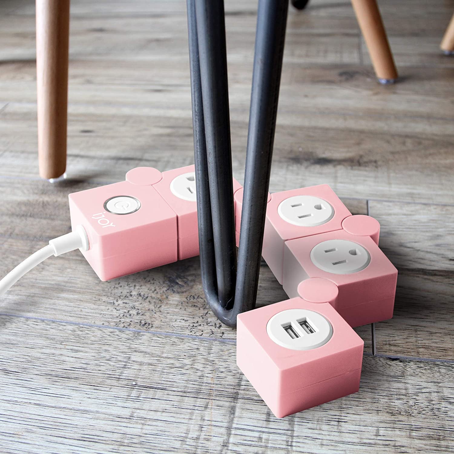 Flexible Power Strip 3 AC Outlets 2 USB