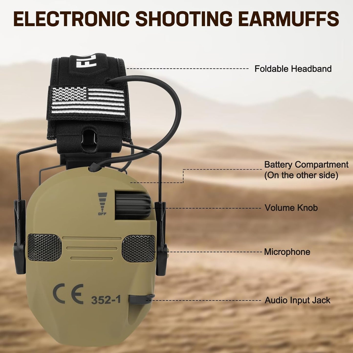 Electronic Ear Protection for Shooting 